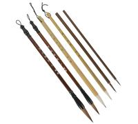 Veemoon 6Pcs Chinese Calligraphy Brush Pen Set Fine Tip for Painting Drawing Writing Traditional Art Supplies Suitable for Beginners and Calligraphy Practice