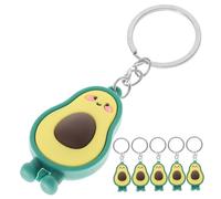 Veemoon 6pcs Cute Avocado Key Chain Adorable Fruit-Shaped Key Accessories for Bags and Purses for and Celebrations