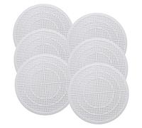 Veemoon 6Pcs Cuttable Hair Catcher Drain Covers for Kitchen Bathroom Plastic Sink Drain Protectors Easy to Use Floor Drain Filter for Shower and Laundry