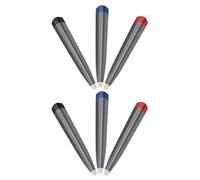 Veemoon 6pcs Digital Whiteboard Stylus Pens Set Black, Red, Blue Felt Tip Interactive Board Markers for Smartboard Touchscreen Teaching, Writing Stylus for Classroom Whiteboard
