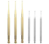 Veemoon 6Pcs Ear Probe Pen Set for Acupressure and Facial Reflexology - Stainless Steel and Copper Massage Tools with Spring, Ear and Face Trigger Point Massage for Relief and Manual