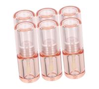 Veemoon 6pcs Empty Lip Gloss Tubes Plastic Refillable Lip Gloss Tubes Empty Lipstick Sample for Diy Squeeze