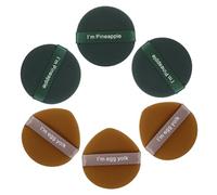 Veemoon 6pcs Face Powder Puff for Melasma Setting Powder Puff Elf Loose Lovely Cosmetic