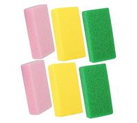 Veemoon 6Pcs Foot Callus Remover with Ergonomic Handle Washable Pumice Stone Foot Scrubber for Dead Skin Exfoliation at Home and Salon Use