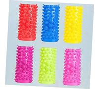 Veemoon 6pcs Foot Massage Pad with Reflexology Pressure Points for Heel Arch Toes Multi Color Acupressure Mat for Plantar Foot Massage and Relaxation Portable and Easy to Store Suitable