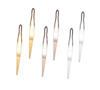 Veemoon 6pcs Hair Braiding Hooks Dreadlocks Crochet Needles Salon Braid Tools Gold, Silver and Rose Gold for Dreadlock Styling and Hair Extension