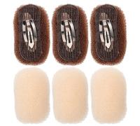 Veemoon 6Pcs Hair Padding Hair Bumps for Volume Insert for Women Girls Beauty Styling Ballet Dance