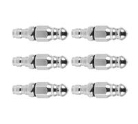 Veemoon 6pcs High-Pressure Rotating Washer Nozzles with 1/4" Quick Connect, Detachable Sewer and Gutter Cleaning Spray Heads for Pipe Maintenance and Drain Unclogging