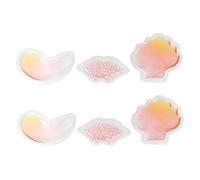 Veemoon 6pcs Hot Cold Gel Packs Face Eye Lip Gel Therapy Pads Reusable Ice Pack for Dry Eyes Beauty Treatment