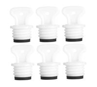 Veemoon 6pcs Hot Water Bottle Plug Replacement Leakproof Rubber Caps for Hot Water Bag Stoppers Heat-Resistant Sealing Sealer Covers