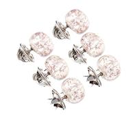 Veemoon 6Pcs Invisible Snap Fasteners for Clothes Removable Collar Safety Buckles Fashionable Decorative Pins All Match Accessories for Shirts and Scarves