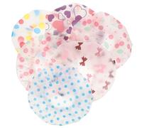 Veemoon 6pcs Kids Shower Caps Bath Bonnet Waterproof Elastic Bathing Hats for Toddlers with Cartoon Patterns Multi-color Set Suitable for Bathing and Shower Use