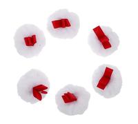 Veemoon 6pcs Makeup Puff Fluffy Powder Puff Round Loose Powder Applicator for Face Foundation Use Soft Material Keeping Skin Dry and Comfortable