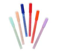 Veemoon 6Pcs Manicure Painting Pens Nail Art Tools for Easy Drawing Design Portable Reusable Nail Graffiti Pens for Beginners Professionals