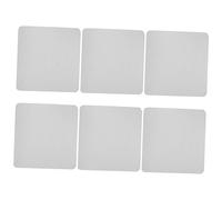 Veemoon 6pcs Microfiber Polishing Cloths for Eyeglasses and Camera Lenses, Large Grey Suede Lens Cleaning Wipes Suitable for Glasses, Screens, and Electronic Devices