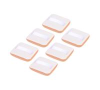 Veemoon 6pcs No Powder Sponge Makeup Small Reusable Foundation Applicator Cosmetic Sponges for Skin Types Dry Wet Dual-use