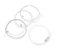 Veemoon 6pcs Nylon Strings for Classical Guitar, Medium Tension, White | 4" Replacement Guitar Strings, Normal Tension & Flexible, Beginner-Friendly for Stage Performance, Daily Practice, Music Show