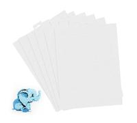 Veemoon 6pcs Plastic Canvas Sheets Acrylic Mesh for Embroidery Needlework DIY Knit Crochet Craft Supplies for Beginners and Group Projects with Dimensions