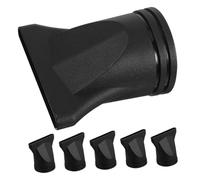 Veemoon 6pcs Plastic Hair Dryer Nozzle Attachments for Salon Styling Narrow Concentrator for Targeted Airflow Control Enhanced Drying and Styling Efficiency Compatible with Hair Dryer
