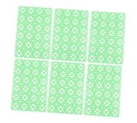 Veemoon 6Pcs Protective Rabbit Cage Mats Anti-scratching Foot Pads for Hamsters and Small Pets Breathable Plastic Floor Liners with Quick Drainage Random Colors Random Color
