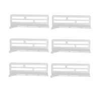 Veemoon 6pcs Refrigerator Partition Boards Plastic Clip Dividers for Fridge and Freezer Organization Durable Easy Clean Refrigerator Compartment Separators for Kitchen Storage and Daily