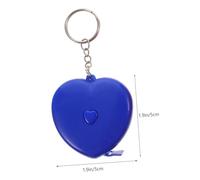 Veemoon 6pcs Retractable Heart-shaped Tape Measure Flexible Soft Measuring Tape with Markings Portable Body Sewing for Tailors Seamstress Accurate and Read Tool