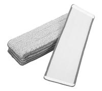 Veemoon 6pcs Reusable Microfiber Mop Replacement Pads 36x11cm Flat Mop Heads for Wet and Dry Floor Cleaning, Absorbent Cleaning Cloths Suitable for Hardwood, Tile, and Laminate Floors