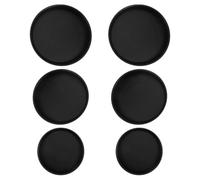 Veemoon 6pcs Round Stepping Stone Molds for Concrete Making Moulds | 9.2,11.4'',12.7'', Garden Concrete Paving Mould for Paths, Large Stepping Stones,Quick Release