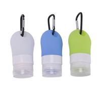Veemoon 6pcs Silicone Cosmetics Dispensing Bottles Chic Cosmetic Tubes Bag for Dresser Organization and Travel Bathroom Dispenser Needs
