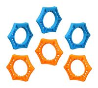 Veemoon 6pcs Silicone Microphone Protection Rings Six-corner Anti-roll Design for Shockproof and Anti-drop Use, for Wireless Microphones and Stage Performances
