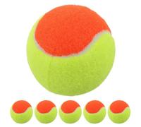 Veemoon 6pcs Tennis Balls For Kids: 2.5 inch Beginners Rubber Training Bounce Balls For Beginner Training Backyard Or Indoor Practice Skill Improvement