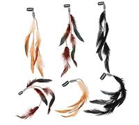 Veemoon 6pcs Vintage Headdress Random Hair Accessories for Masquerade Cosplay and Bachelorette Parties Chic Multi Purpose Clip Room Decor