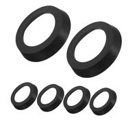 Veemoon 6pcs Water Pump Cup Seal Replacement Kit Durable Rubber Hand Pump Washer Fit for Efficient Water Flow and Easy Maintenance Public Drinking Facilities