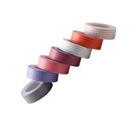 Veemoon 7 Rolls Washi Decorative Tape for Scrapbooking and Gift Wrapping Lightweight Handbook Decors with Easy-tear Reusable Japanese Style Stationery Stickers for DIY Crafts and