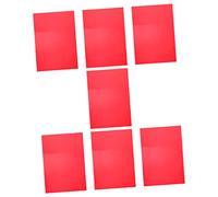 Veemoon 7 Sheets of Red Pvc Light Diffuser Sheets with Great Rigidity and Lightweight Design, Colour Film for Light Correction and Stage Design Or Photos