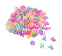 Veemoon 700PCS Macaron Color Alphabet Charm Bead A-z Letter Beads with Straight for DIY Jewelry Making Bracelets Necklaces Key Chains Vibrant Handmade Craft