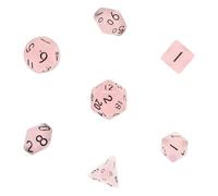 Veemoon 7pcs Mini Dice Set 10mm Glow in The Dark Creative Luminous Dice Game Props for Party Games