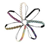 Veemoon 7pcs Sweet Beaded Headband Delicate Hair Accessories Elastic Women Headwear for Flower Hairband Bridal Hair Accessories Scenario