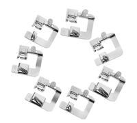 Veemoon 7pcs Wear-resistant Stitching Presser Feet for Industrial Sewing Machines Metal Replacement Accessories for Quilting Patchwork Fabric Sewing Suitable for Beginners and