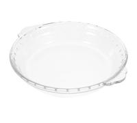 Veemoon 8 Inch Glass Baking Dish with Heat-Resistant Nonporous Material, Classic Shape Pie Plate Suitable for Microwave and Oven Use, for Refrigerators and Fish Serving