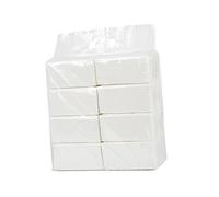 Veemoon 8 Packs Natural Bamboo Pulp Tissue Paper Napkins Soft Healthy Wettable Towels for Home and Kitchen Use for Daily Needs and Sensitive Skin