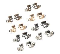 Veemoon 8 Pairs Adjustable Pant Waist Tightener Clips Detachable No Sew Waist Buttons for Skirts Pants Comfortable Fit for Women All Occasions