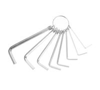 Veemoon 8 Pcs Steel Allen Key Hexagon Wrench Tools Spanner Kit for Repair
