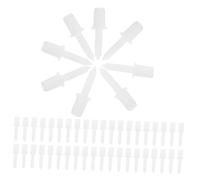 Veemoon 80pcs Plastic Shutter Repair Pins Durable Replacement Tool for Plantation Shutters Easy Installation Louvers Pin Replacement for Home Accessories