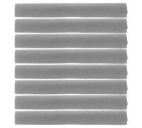 Veemoon 8pcs Adjustable Velvet Drawer Dividers Jewelry Storage Organizer Separator with 10cm round Foam Inserts for Earring and Necklace Holder, Flexible Grey Jewelry Tray Inserts