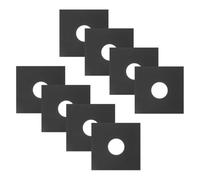 Veemoon 8Pcs Anti-Static Vinyl Record Sleeves with Kraft Paper Outer Covers Double-Layer Inner Bags Vinyl Record Packaging for Music Storage and Protection