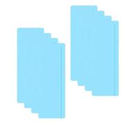 Veemoon 8pcs Blue Plastic Rectangular Reading Guide Strip for Accelerated Reading and Precision Highlighting, for Teachers and Adults in Schools and Libraries