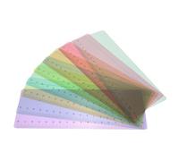 Veemoon 8Pcs Colorful Guided Reading Strips Overlay Highlighter Bookmarks for Students Reading Tracking Rulers Enhance Comprehension Retention Suitable for Book Lovers