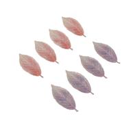 Veemoon 8pcs Embroidery Leaf Hairpins Gradient Purple Pink Hair Clips Bangs Barrettes for Women Girls Side Hair Styling Accessories