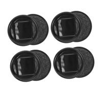 Veemoon 8pcs Felt Pads for Chair Legs Feet for Furniture Castor Cups for Carpet Protection Non-slip Furniture Pads Easy Install Floor Protectors